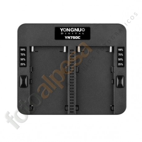 Yongnuo YN-750C cargador rápido de baterías NP-F
