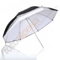 Paraguas Translúcido/plata/Negro 40´´(101cm)