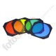 Aletas con Grid y Filtros de colores para reflectores Godox de 18cm