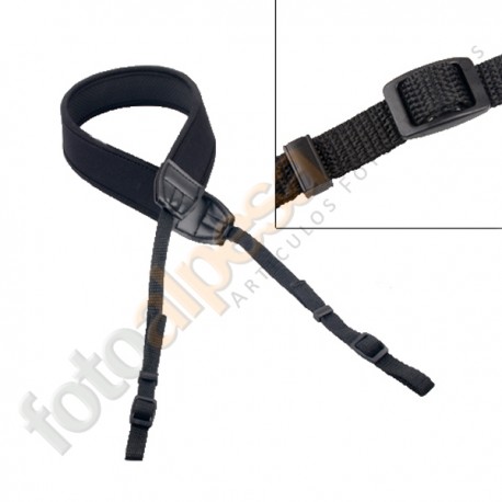 Correa de neopreno negra