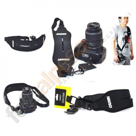 Correa Bandolera Quick Strap Caden neopreno negra