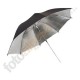 Paragüas negro/plata 33´´ (83cm)