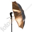 Paraguas negro/oro 33´´ (83cm)