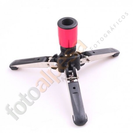 Soporte universal ST1 Benro 3/8 con tres patas para monopies.