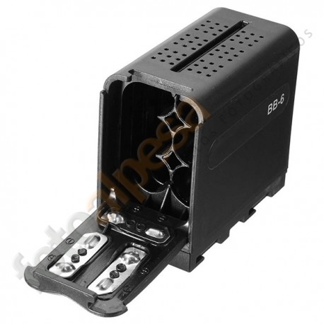 Adaptador de Pilas AA para baterías tipo NP-970