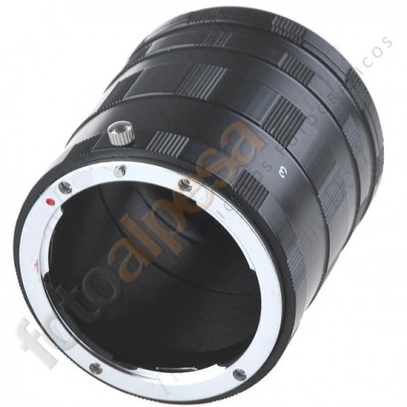 Tubos de extensión para Canon DSLR
